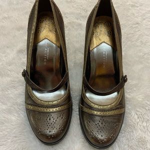 Kenneth Cole Bronze Mary Jane shoes 👠